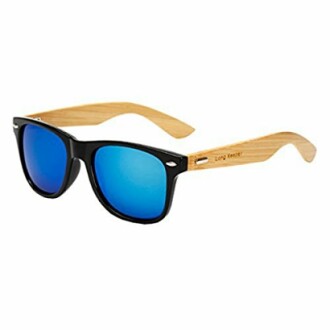 Long Keeper Bamboo Wood Arms Sunglasses