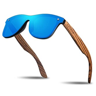 Zebra Wooden Bamboo Sunglasses