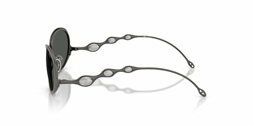Side view of sunglasses with wavy arms