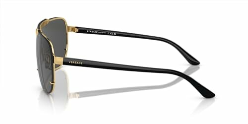 Versace Man Sunglasses Gold Frame