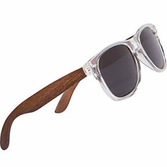 Woodies Polarized Walnut Wood Sunglasses